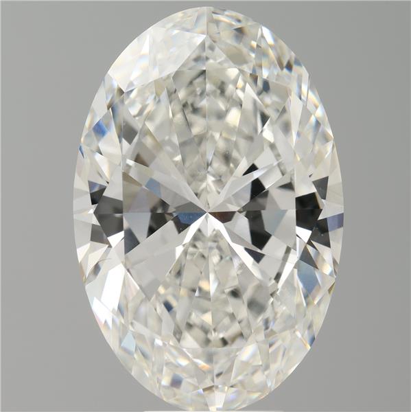 9.01 ct. oval Lab Grown Diamond front image