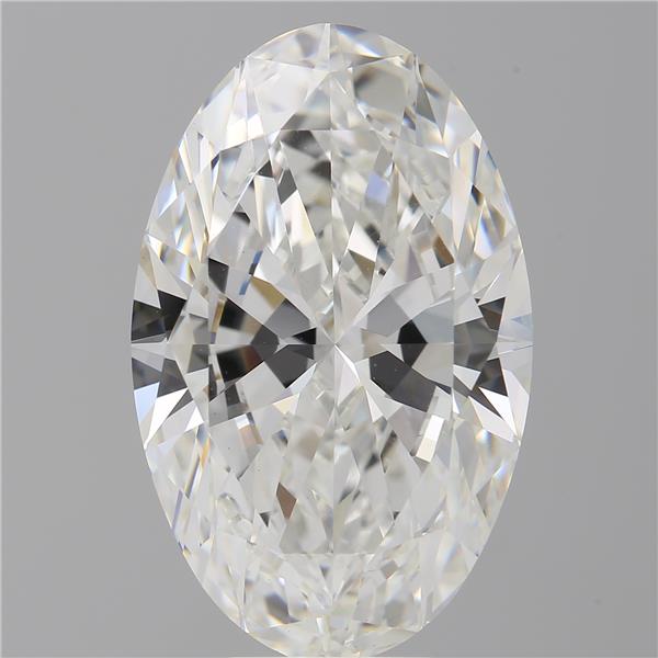 8.08 ct. oval Lab Grown Diamond front image
