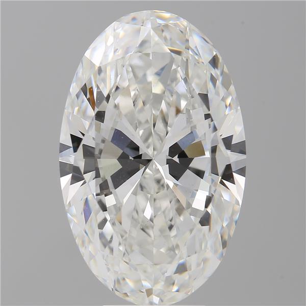 8.03 ct. oval Lab Grown Diamond front image