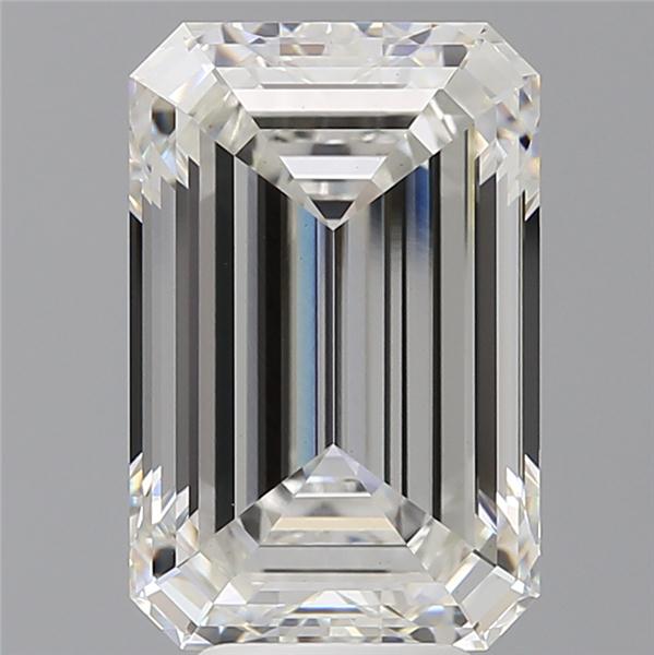 6.59 ct. emerald Lab Grown Diamond front image