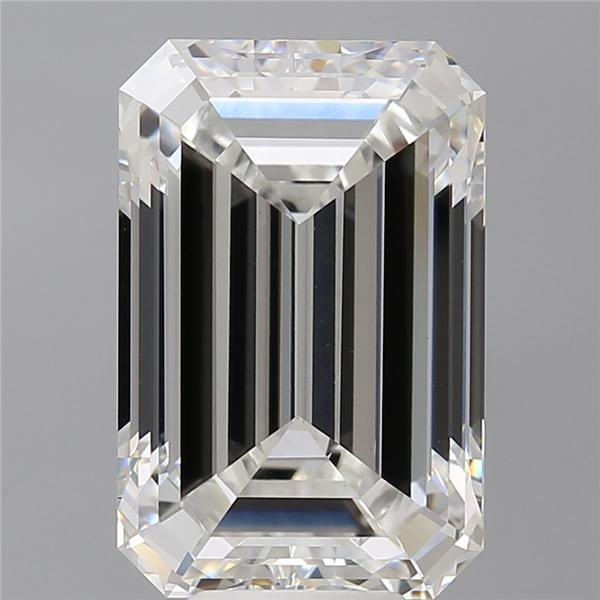 8.56 ct. emerald Lab Grown Diamond front image