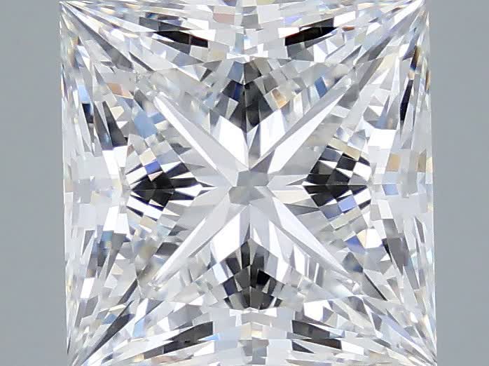 5.08 ct. princess Lab Grown Diamond front image