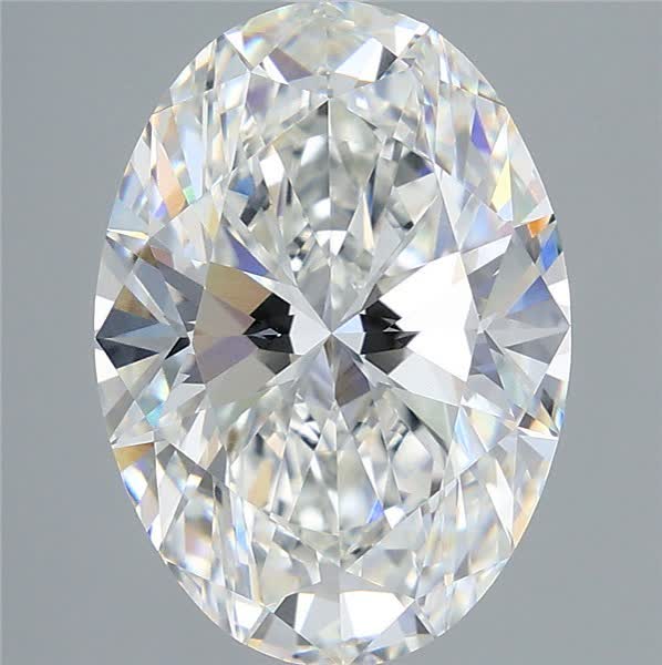 4.56 ct. oval Lab Grown Diamond front image