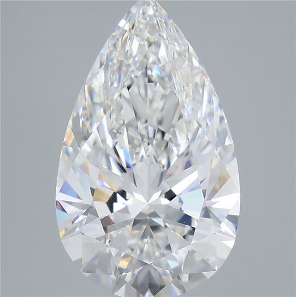 6.07 ct. pear Lab Grown Diamond front image