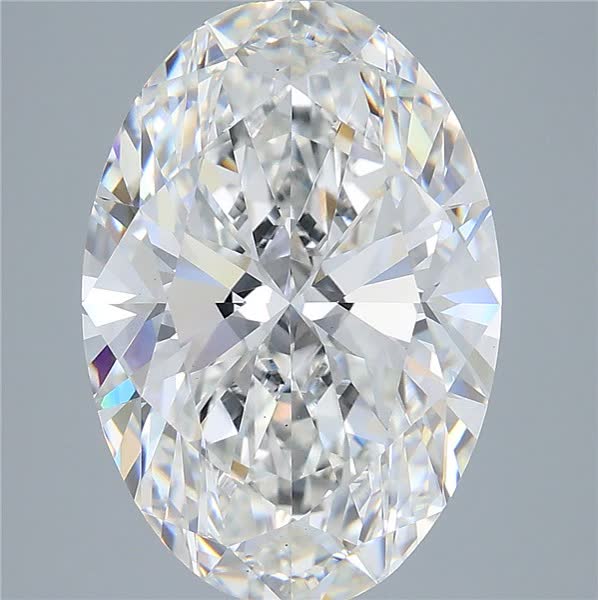 6.07 ct. oval Lab Grown Diamond front image
