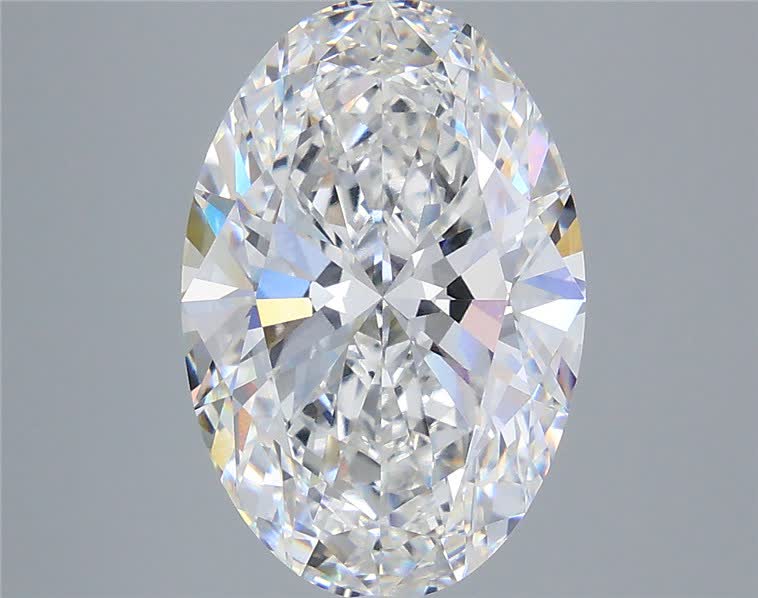 5.55 ct. oval Lab Grown Diamond front image