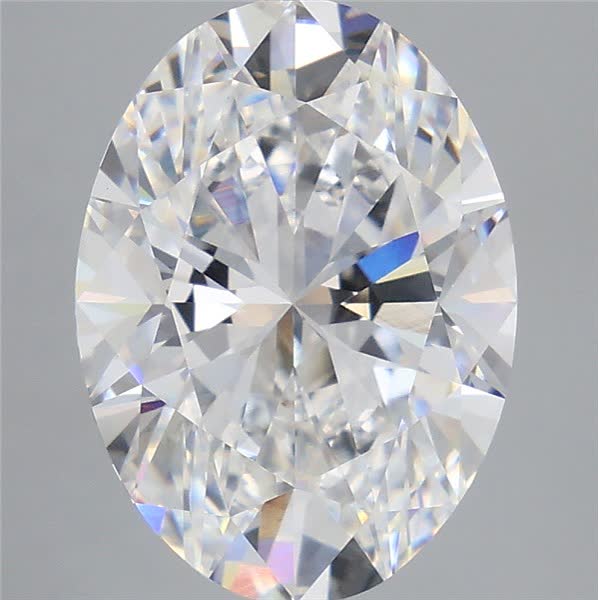 6.00 ct. oval Lab Grown Diamond front image