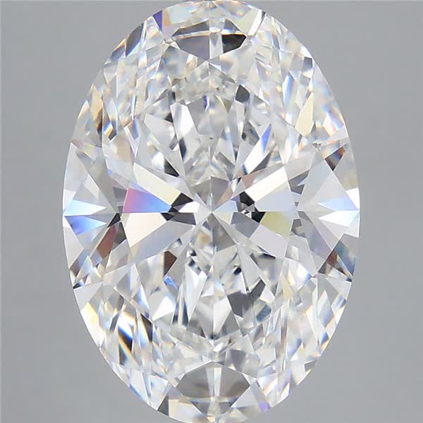 6.58 ct. oval Lab Grown Diamond front image