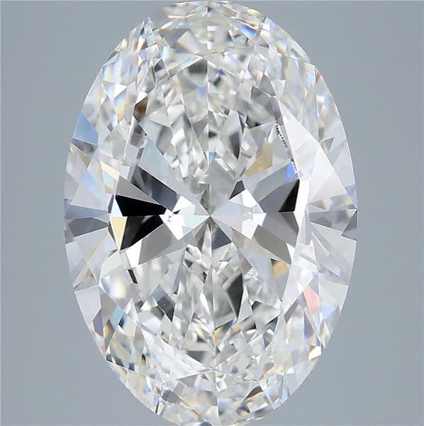 6.52 ct. oval Lab Grown Diamond front image
