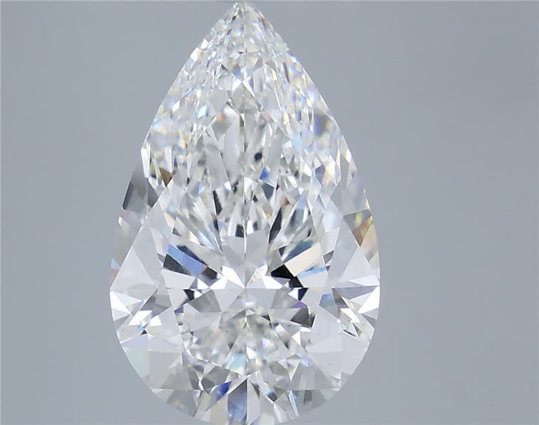 7.04 ct. pear Lab Grown Diamond front image
