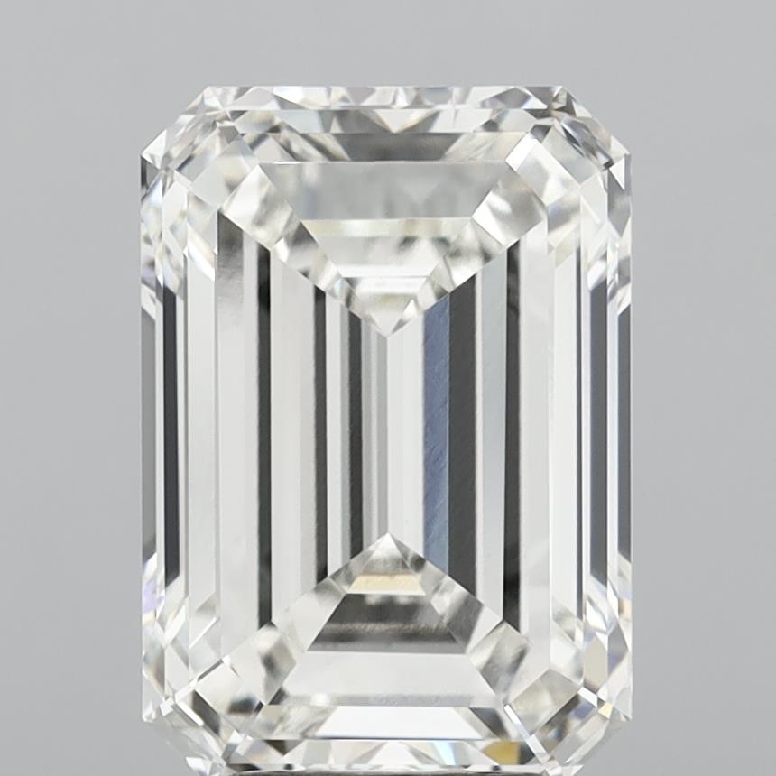 6.09 ct. emerald Lab Grown Diamond front image