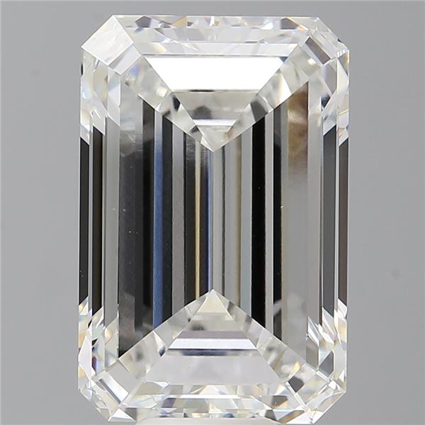 12.51 ct. emerald Lab Grown Diamond front image