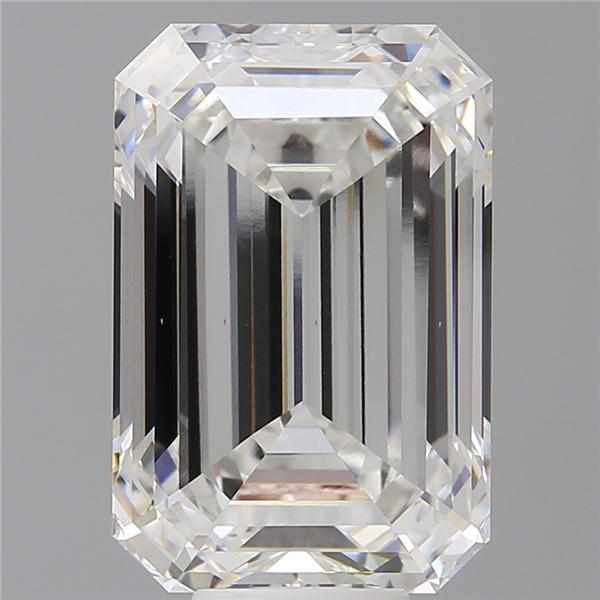11.55 ct. emerald Lab Grown Diamond front image