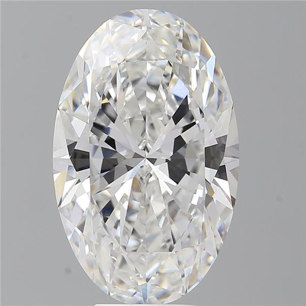 7.59 ct. oval Lab Grown Diamond front image