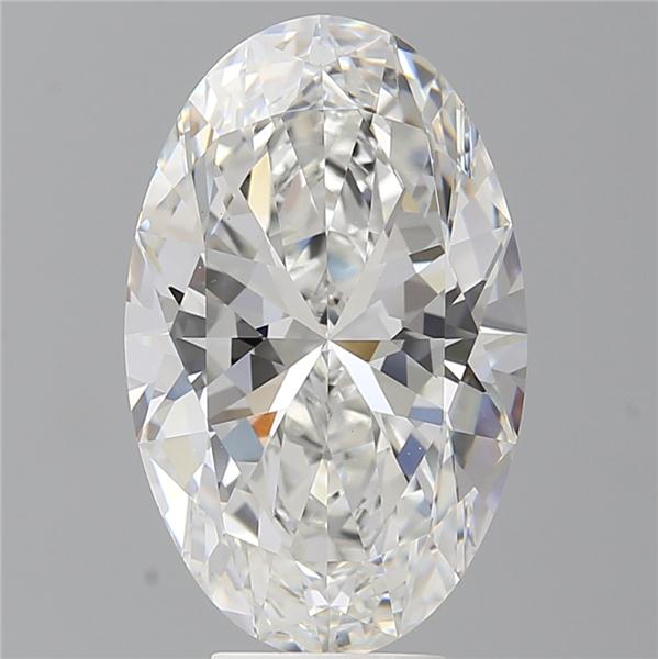 6.54 ct. oval Lab Grown Diamond front image