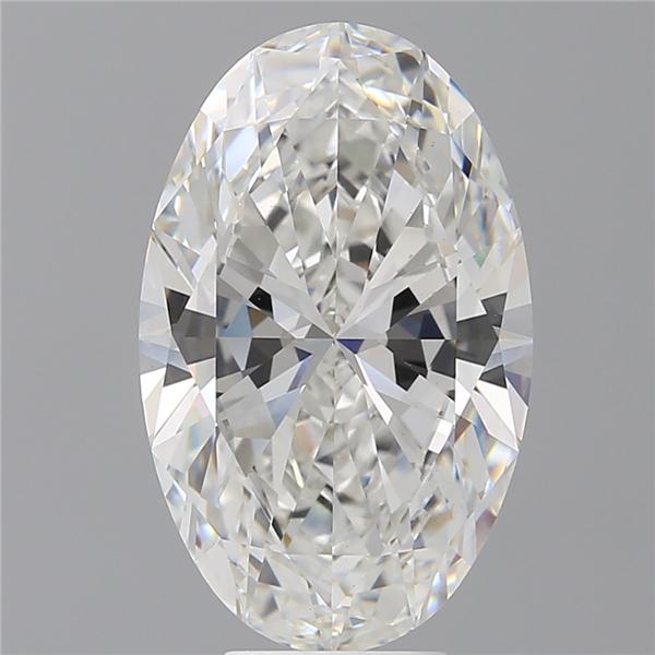 7.09 ct. oval Lab Grown Diamond front image