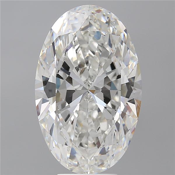 7.02 ct. oval Lab Grown Diamond front image