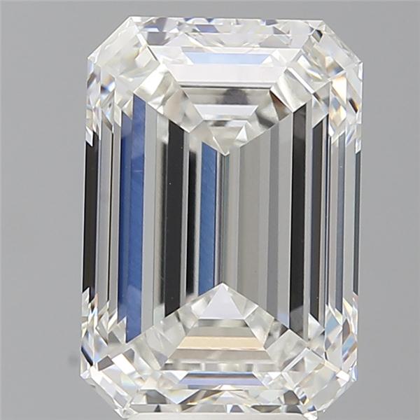 6.05 ct. emerald Lab Grown Diamond front image