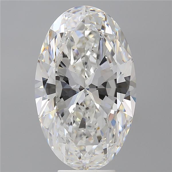 7.03 ct. oval Lab Grown Diamond front image