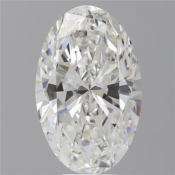 8.04 ct. oval Lab Grown Diamond front image