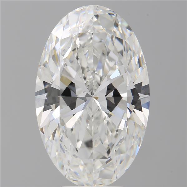 7.53 ct. oval Lab Grown Diamond front image