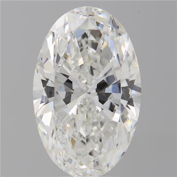 8.01 ct. oval Lab Grown Diamond front image