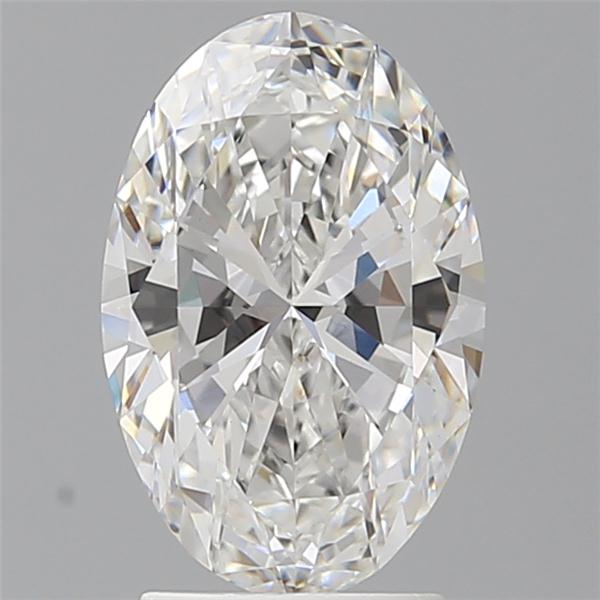 2.58 ct. oval Lab Grown Diamond front image