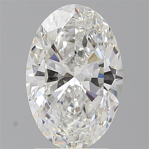 2.55 ct. oval Lab Grown Diamond front image