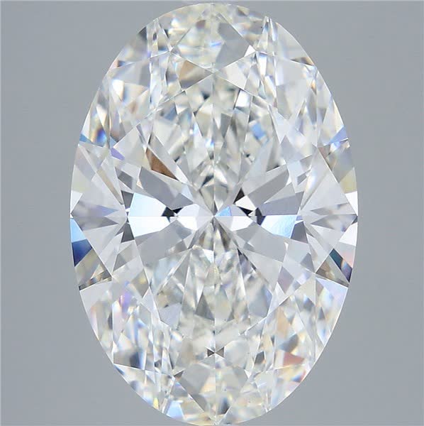 8.10 ct. oval Lab Grown Diamond front image