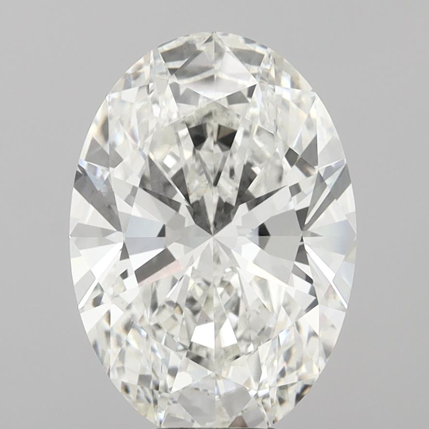 8.01 ct. oval Lab Grown Diamond front image