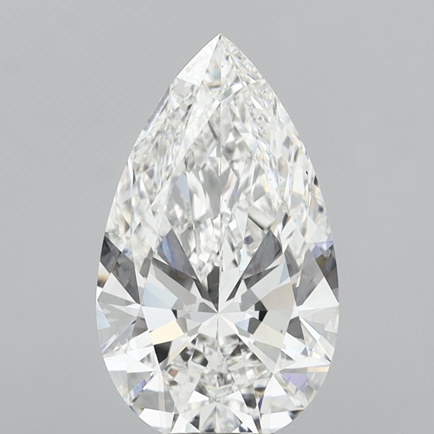6.01 ct. pear Lab Grown Diamond front image