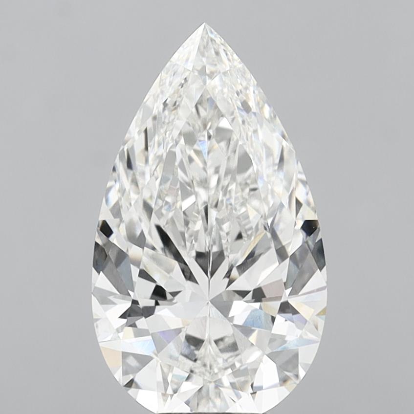 6.03 ct. pear Lab Grown Diamond front image