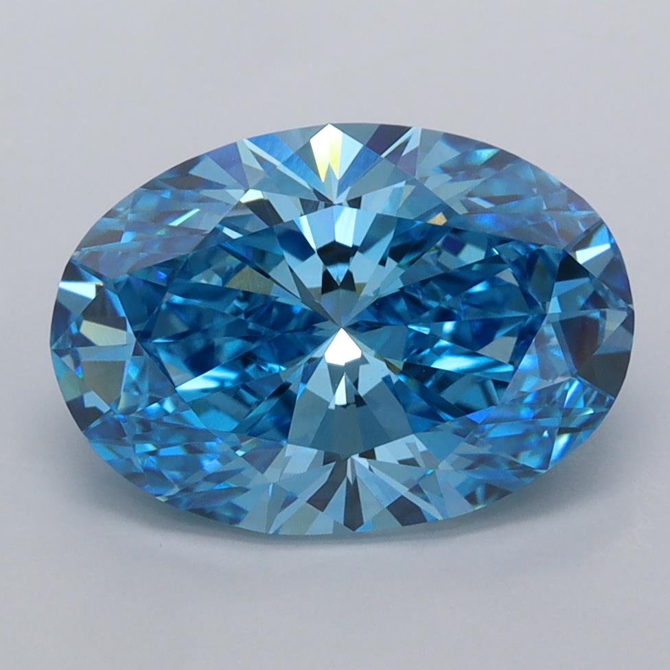 3.04 ct. oval Lab Grown Diamond front image
