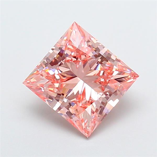 2.75 ct. princess Lab Grown Diamond front image