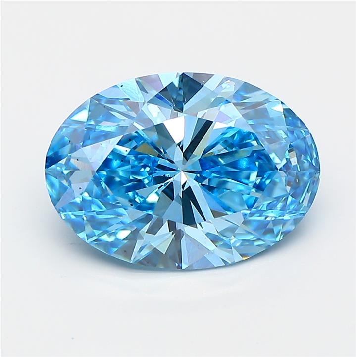 3.50 ct. oval Lab Grown Diamond front image