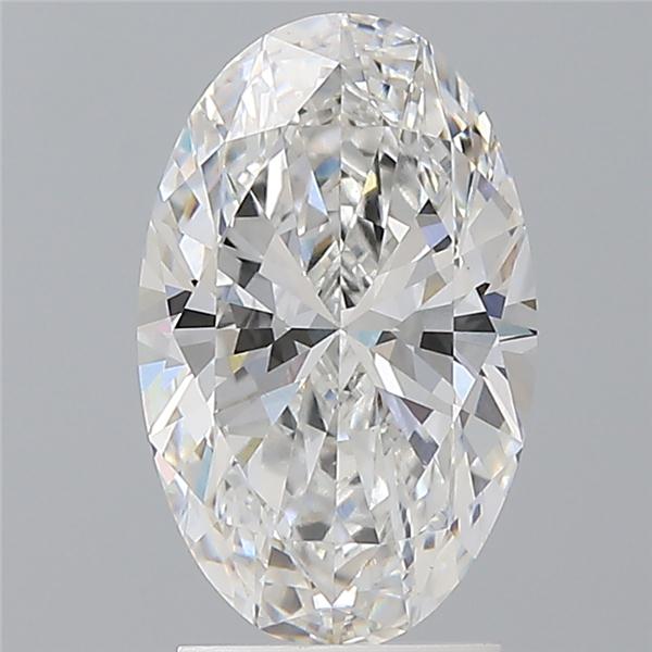 2.55 ct. oval Lab Grown Diamond front image
