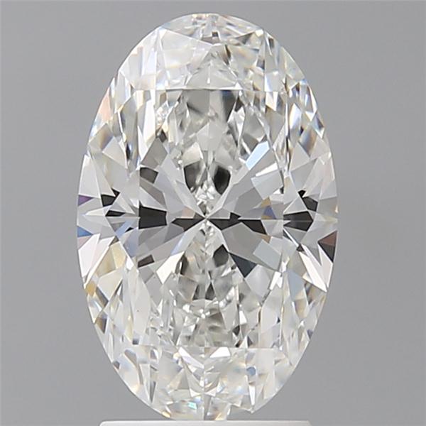 2.57 ct. oval Lab Grown Diamond front image