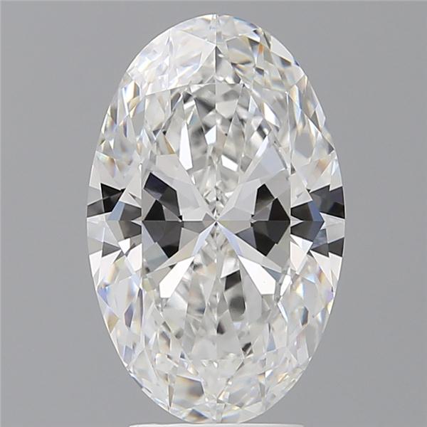 4.10 ct. oval Lab Grown Diamond front image