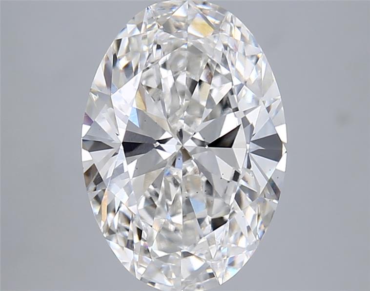 4.95 ct. oval Lab Grown Diamond front image