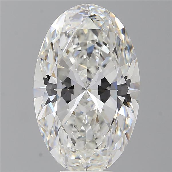 7.57 ct. oval Lab Grown Diamond front image