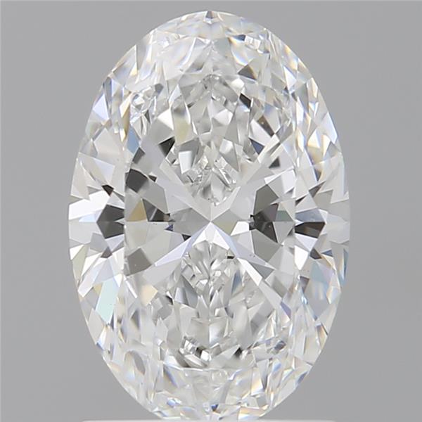 1.57 ct. oval Lab Grown Diamond front image