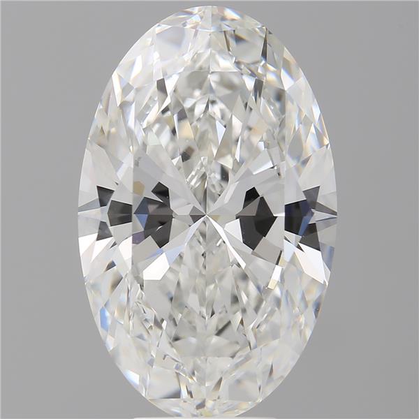 7.08 ct. oval Lab Grown Diamond front image