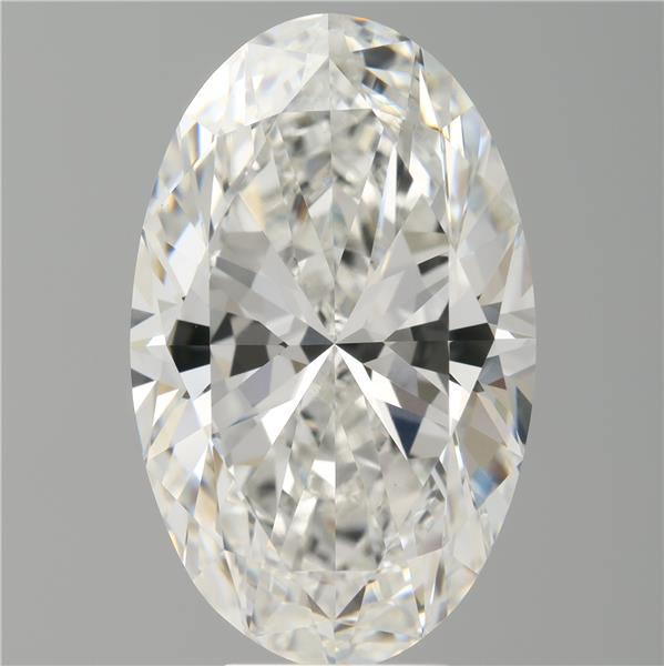 8.08 ct. oval Lab Grown Diamond front image