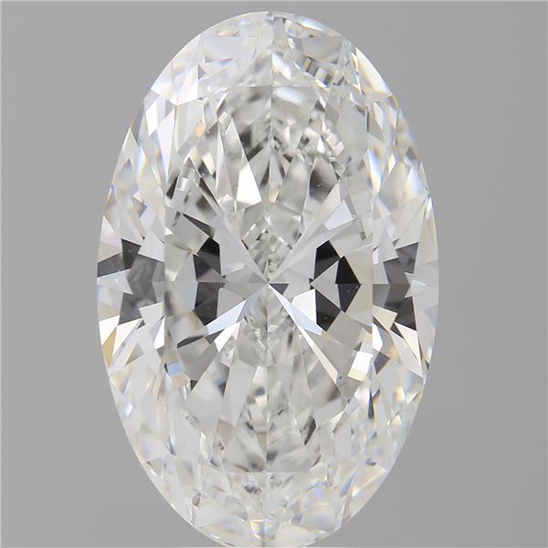 8.01 ct. oval Lab Grown Diamond front image