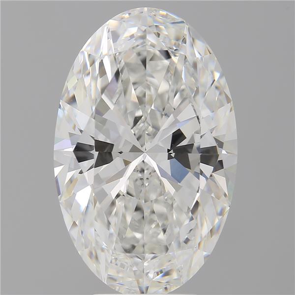 6.60 ct. oval Lab Grown Diamond front image
