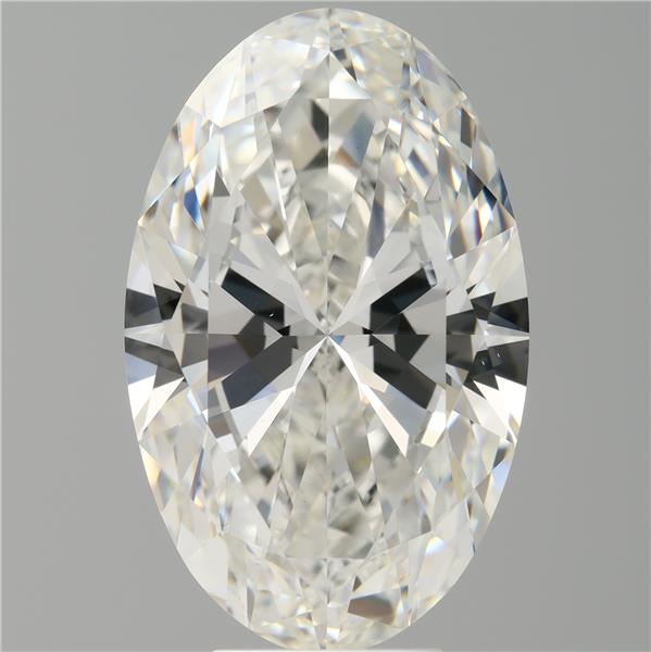 7.02 ct. oval Lab Grown Diamond front image