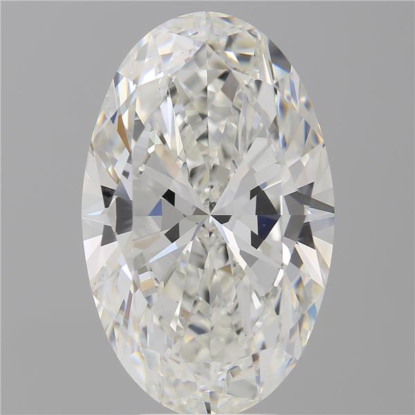 7.03 ct. oval Lab Grown Diamond front image
