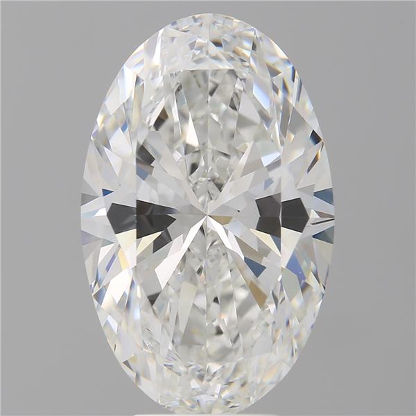 7.03 ct. oval Lab Grown Diamond front image