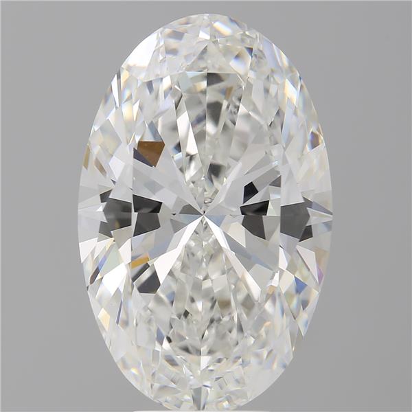 8.05 ct. oval Lab Grown Diamond front image