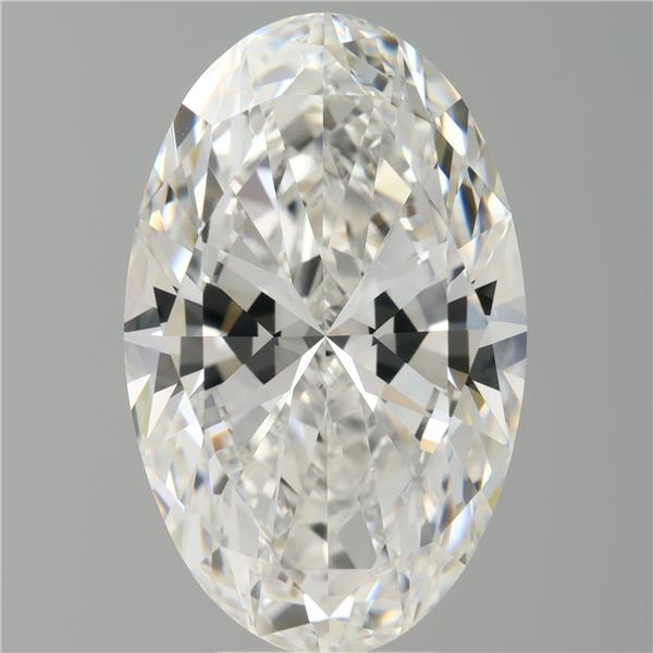 7.04 ct. oval Lab Grown Diamond front image
